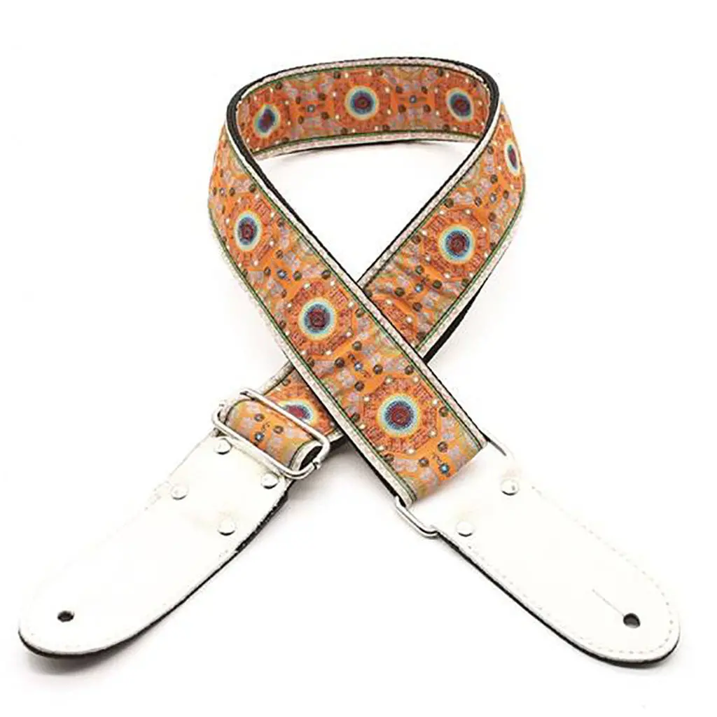 Dsl Jac20-Sal-Orange  Strap 2" Jacquard Weave Orange 1