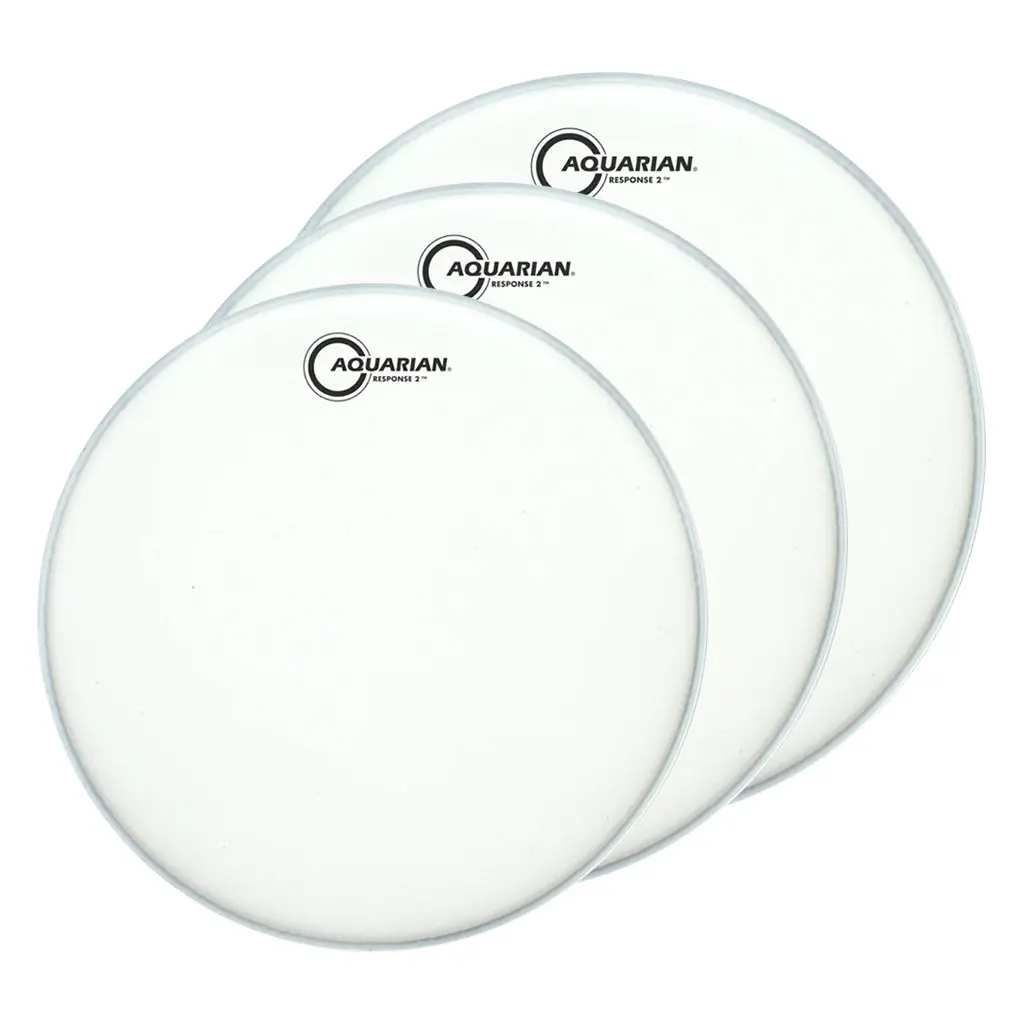 Aquarian Tcrsp2a Response 2 Tom Pack - 10" 12" 14" - Coated 1