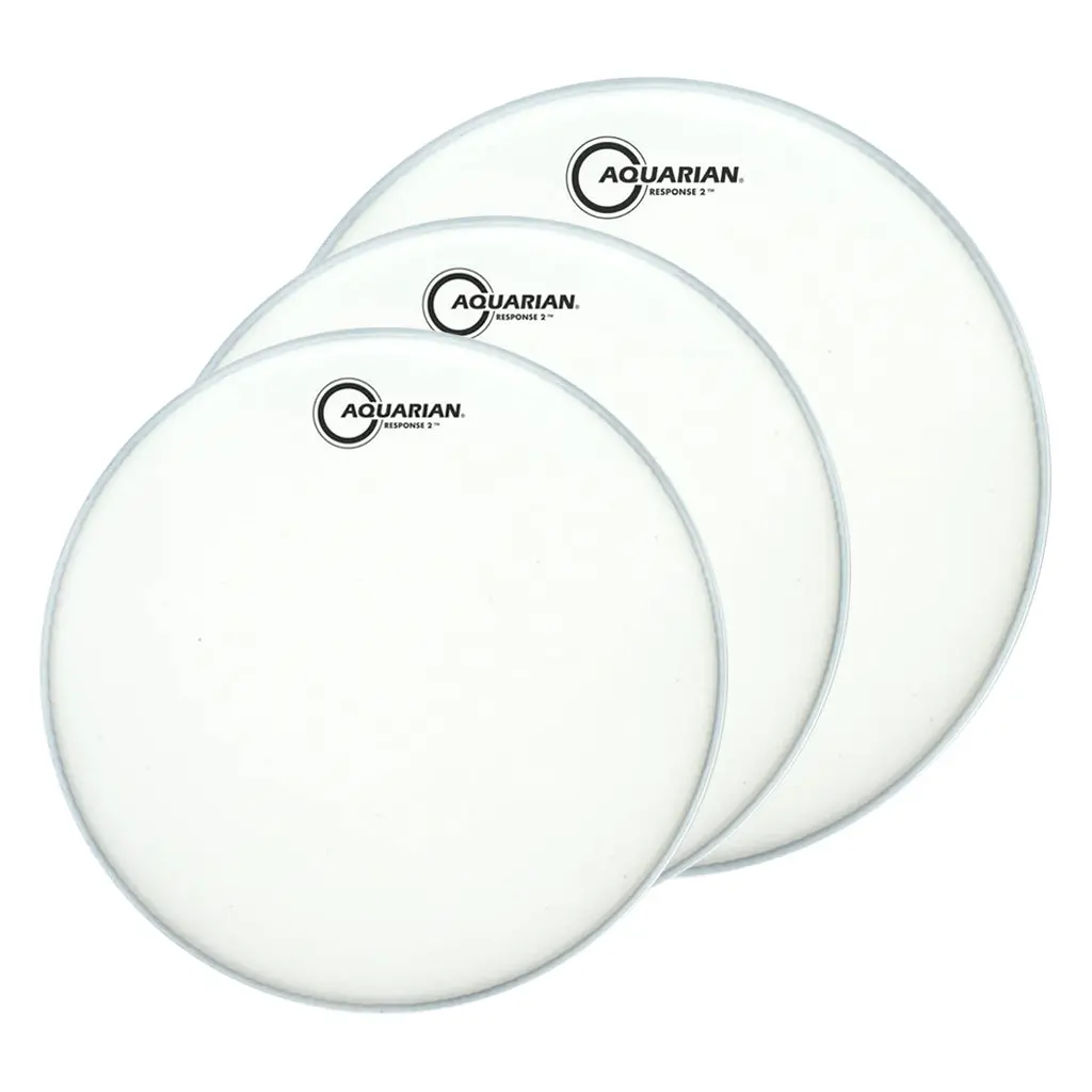 Aquarian Tcrsp2b Response 2 Tom Pack 12" 13" 16" - Coated 1