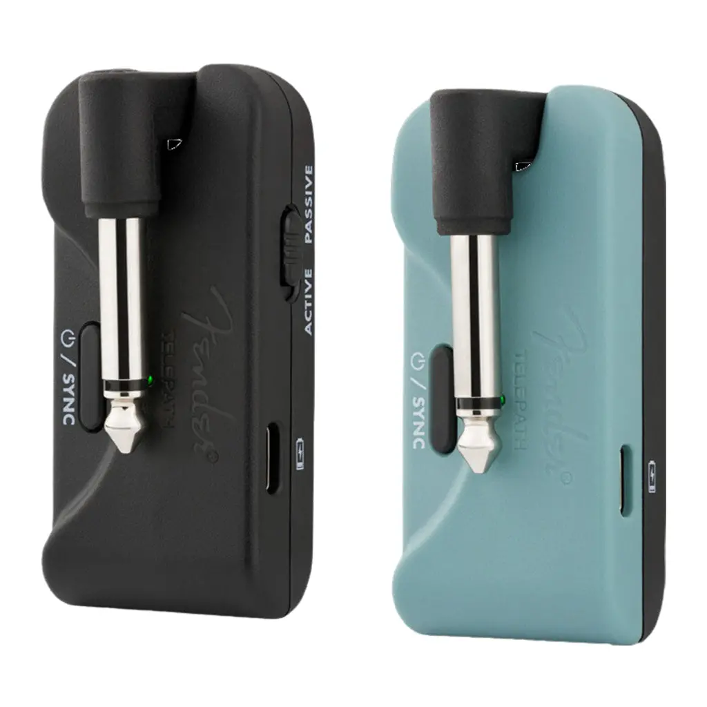Fender Telepath Wireless System In Mystic Ice Blue And Black 1