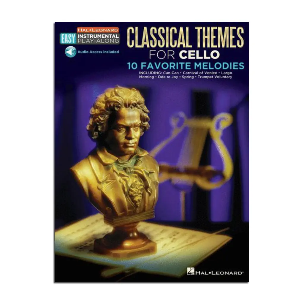 Classical Themes Cello Easy Instr Play Along- Book 1