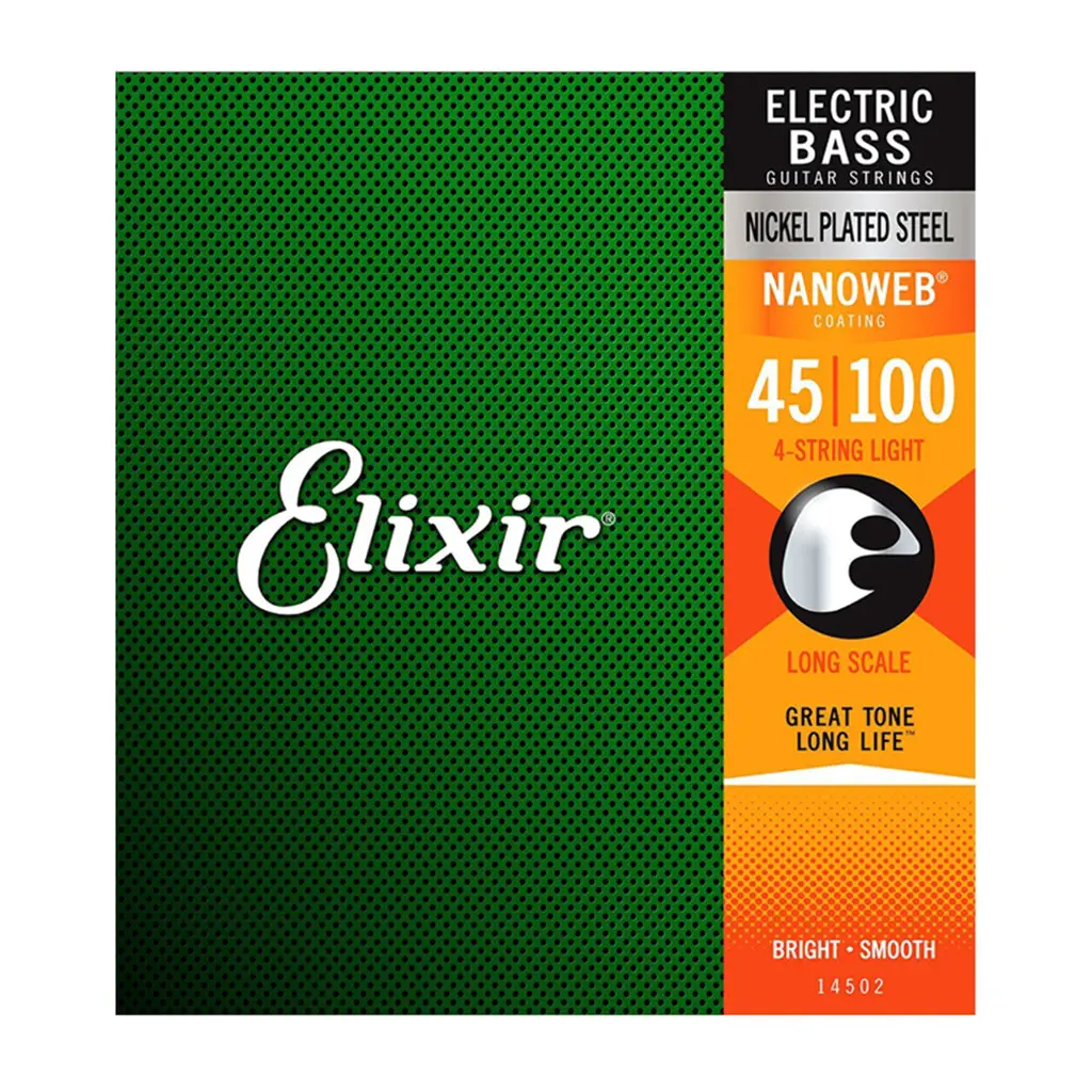 Elixir 14052- Nanoweb Bass Long Scale 45/100 Bass Guitar Strings 1