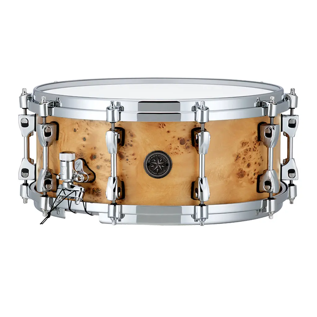 Tama Pmm146 Starphonic 14"X6" Snare Drum - Satin Mappa Burl 1