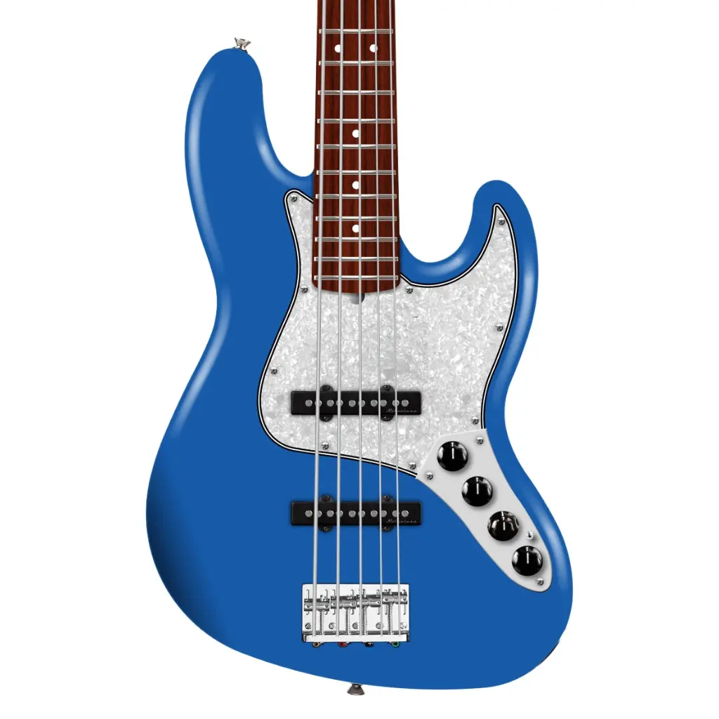 Fender Player Ii Modified Active Jazz Bass V - Electric Blue, Rosewood Fingerboard 1