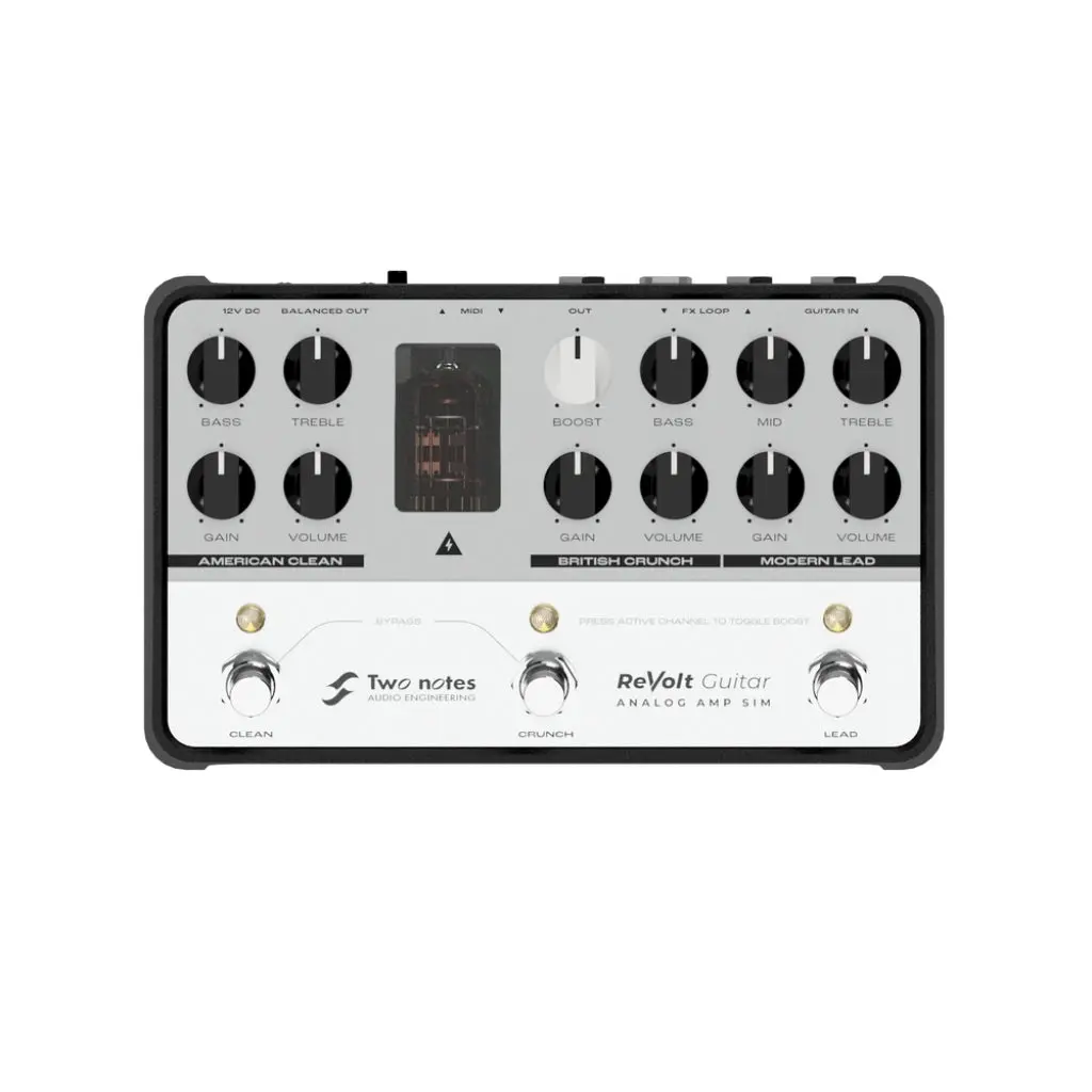 Two Notes Revolt Guitar 3 Channel Guitar Amp Sim Pedal 1