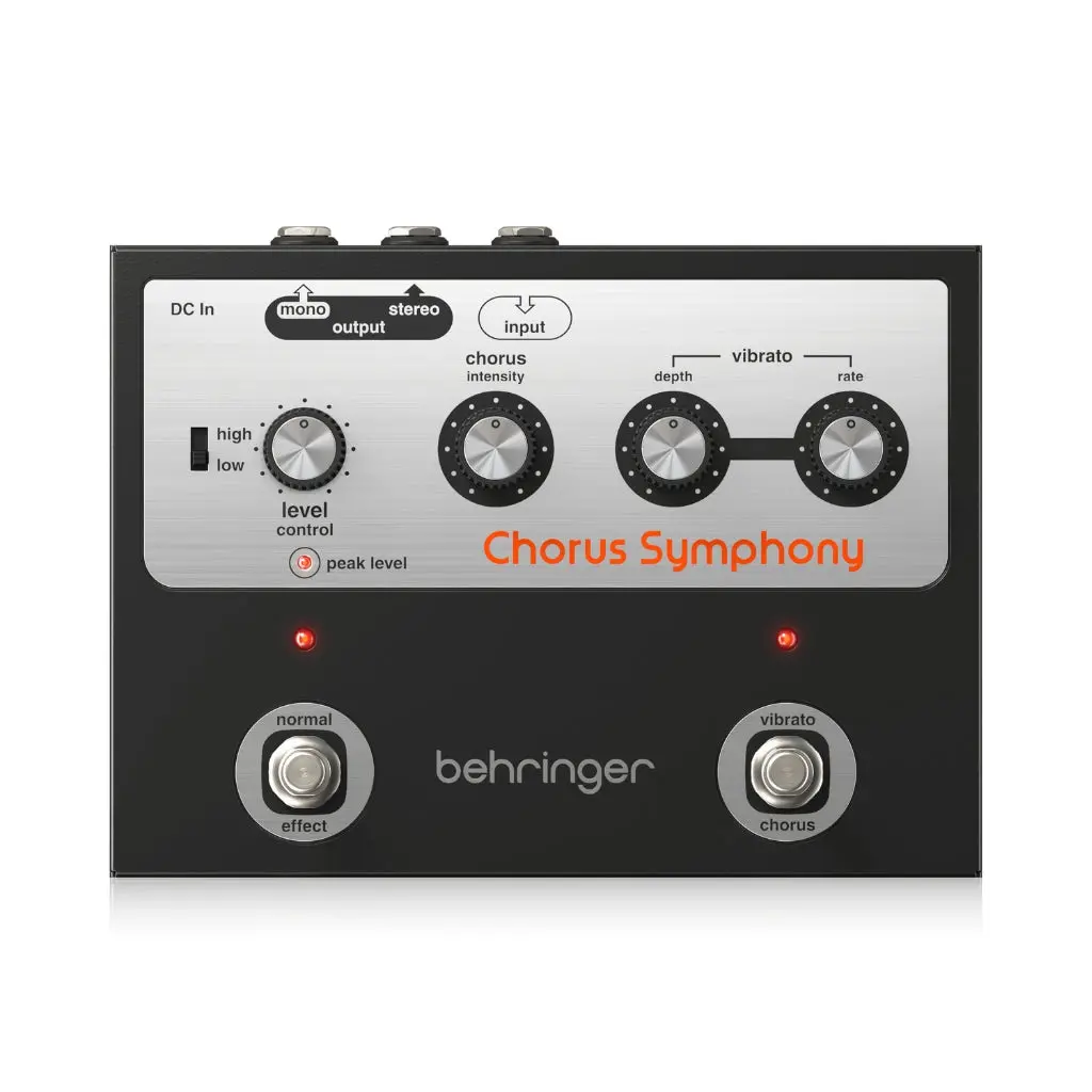 Behringer Chorus Symphony, Chorus And Vibrato Guitar Effects Pedal 1