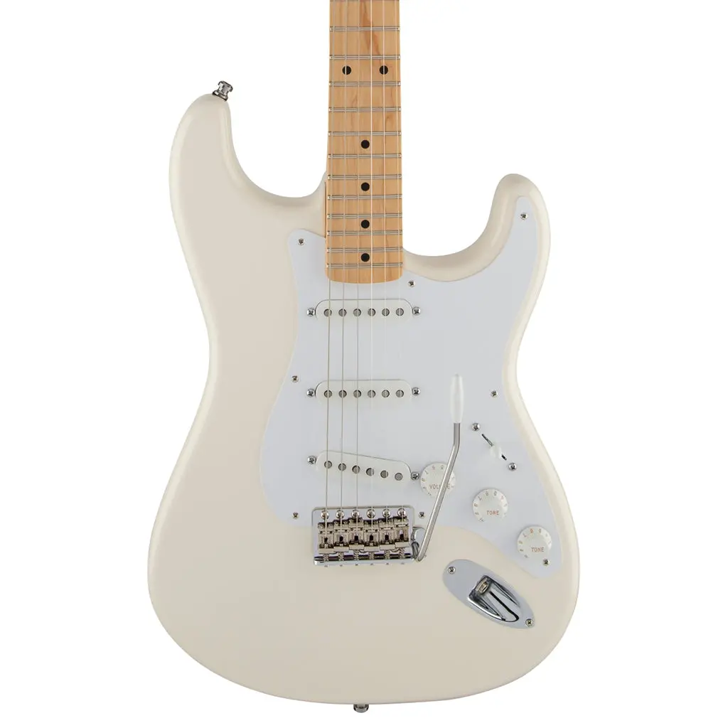 Fender Jimmie Vaughan Tex-Mex Stratocaster - Olympic White - Maple 1