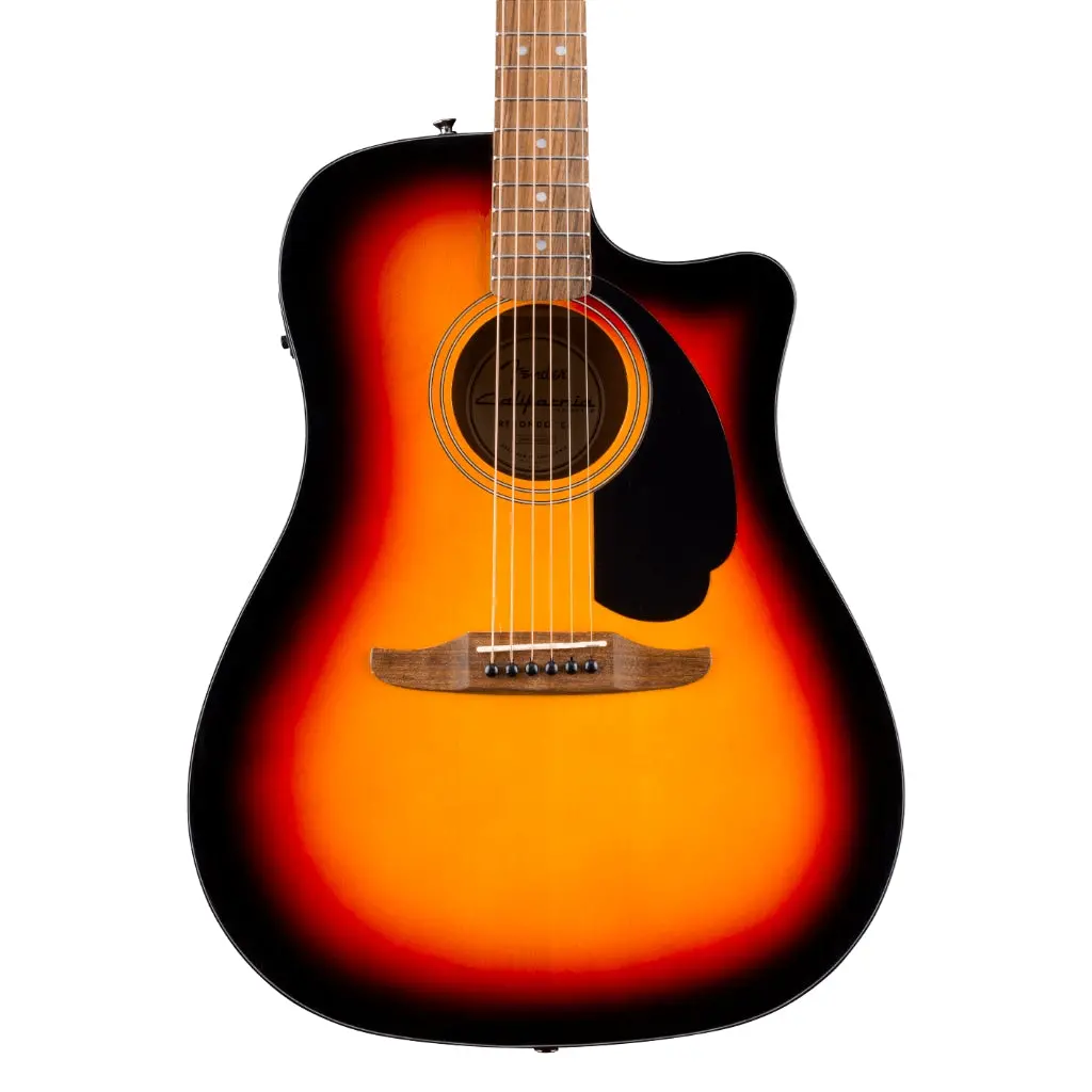 Fender California Standard Redondo Ce Acoustic Guitar - 3-Color Sunburst, Spruce Top 1