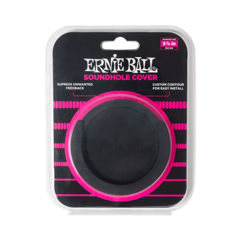 Ernie Ball Acoustic Soundhole Cover - 3-3/8" (8.6 Cm) 1