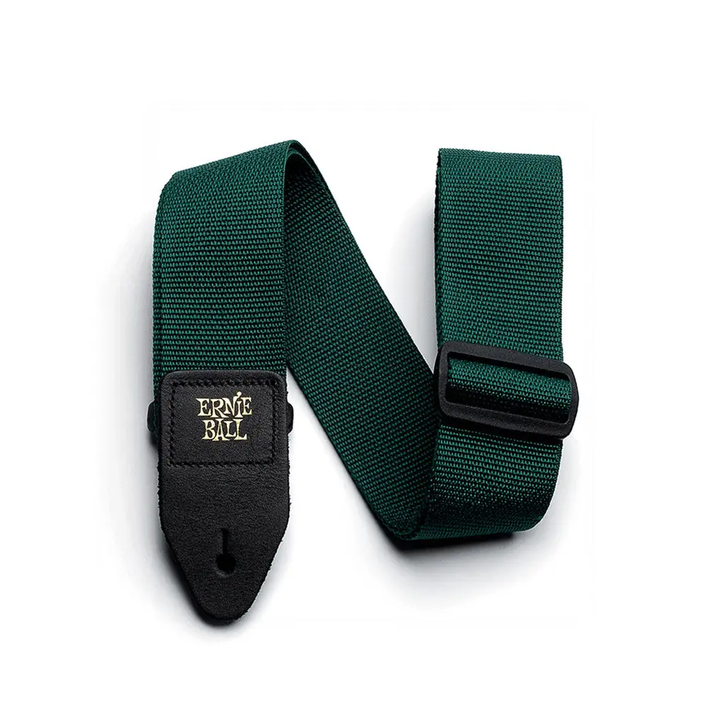 Ernie Ball Polypro Guitar Strap, Forest Green 1