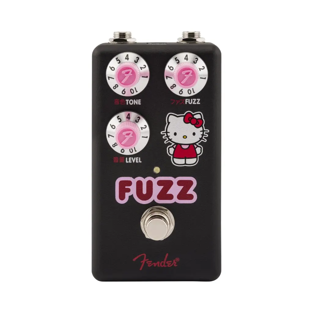 Fender X Hello Kitty Black Fuzz Guitar Pedal 1
