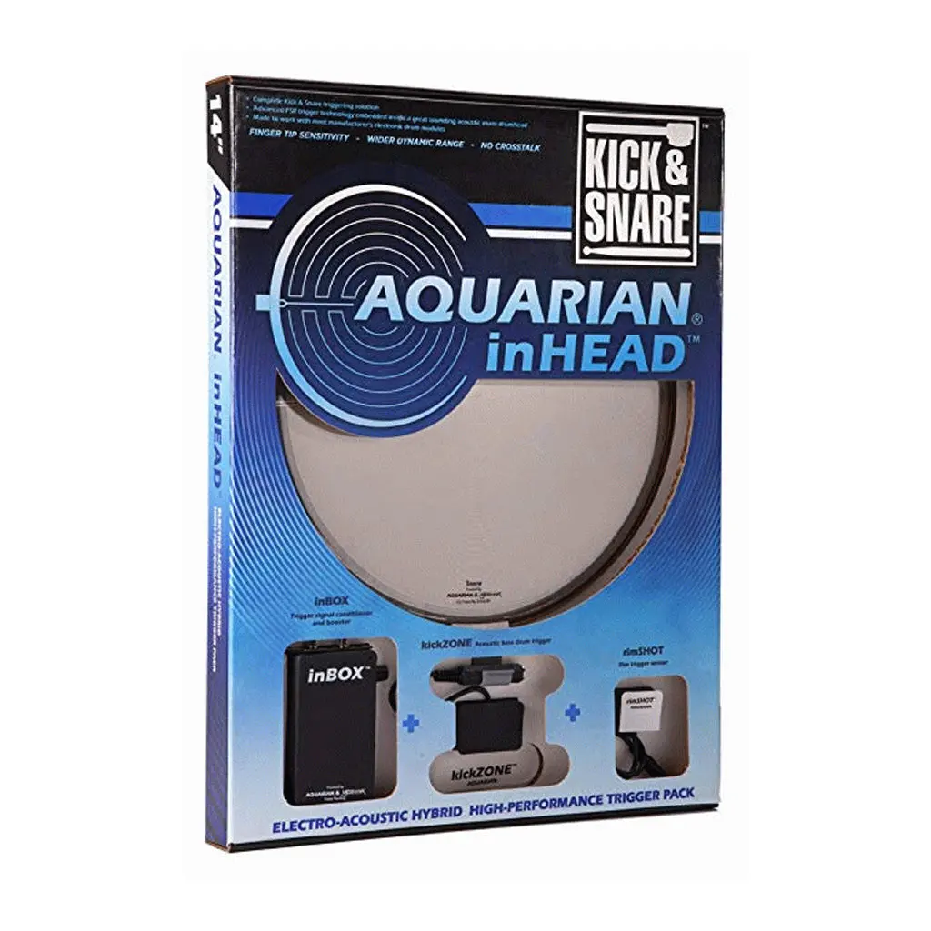 Aquarian 14Hpk Inhead Kick & Snare Pak 1