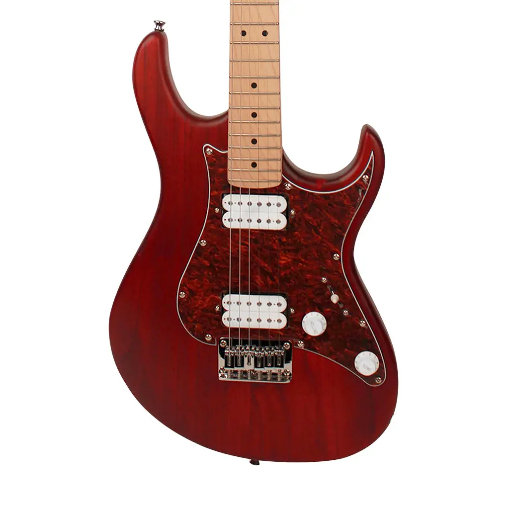 Cort G100 Hh Electric Guitar - Open Pore Black Cherry 1