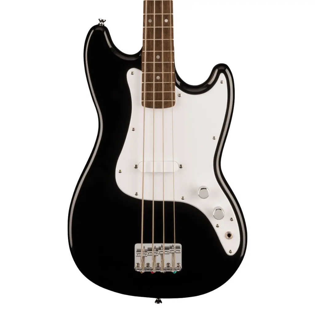 Squier Sonic Bronco Bass Guitar - Black, Laurel Fingerboard 1