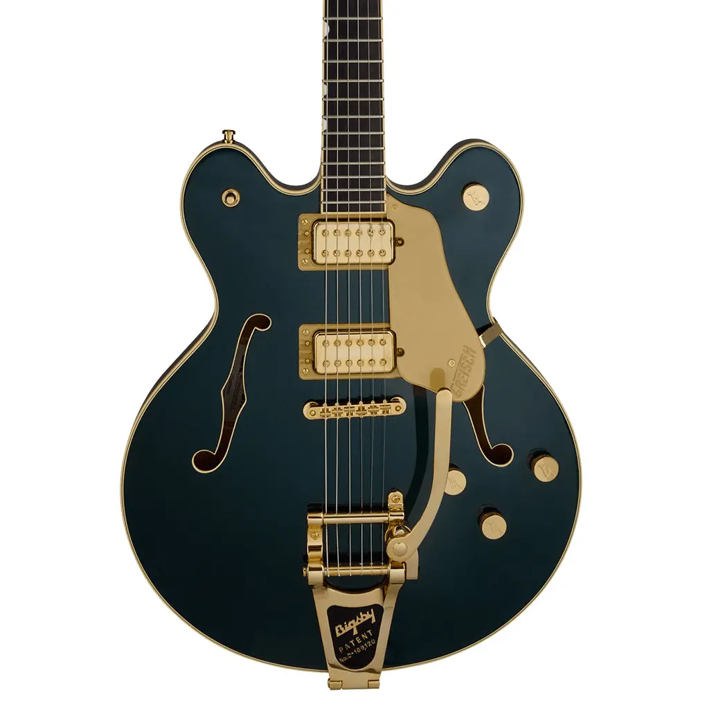 Gretsch Broadkaster Lx Center Block With String Thru Bigsby Ebony Fingerboard Cadillac Green 1