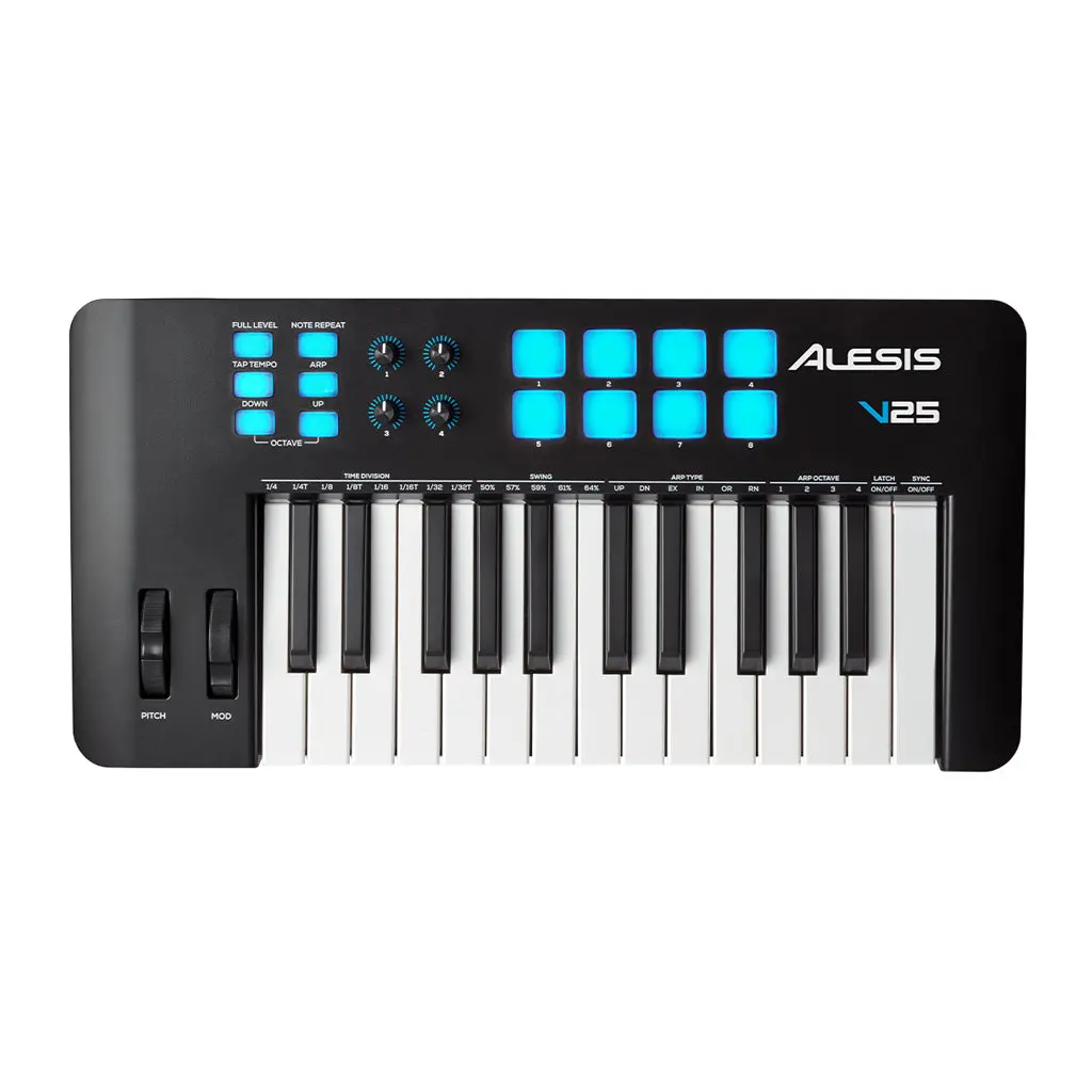Alesis V25 Mkii - 25 Key Midi Keyboard Controller 1