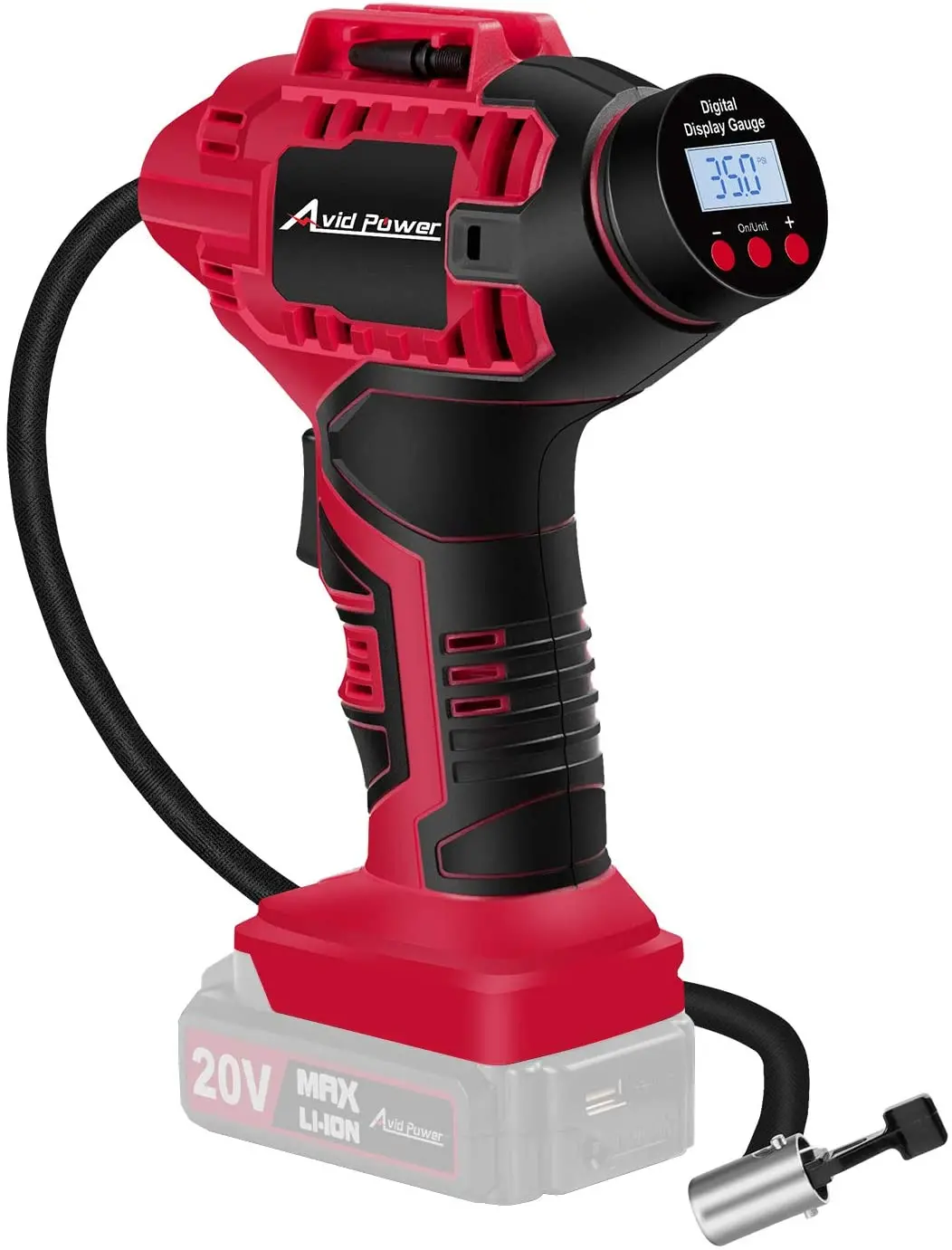 Avid Power Cordless Tire Inflator Air Compressor (Tool Only) 1