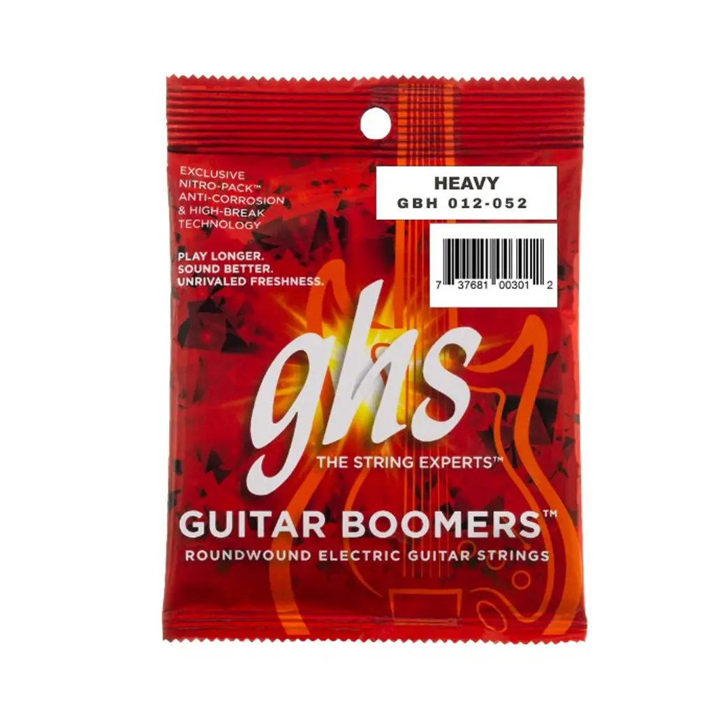 Ghs Gbh 12-52 Boomers Electric Guitar String Pack - Heavy 1