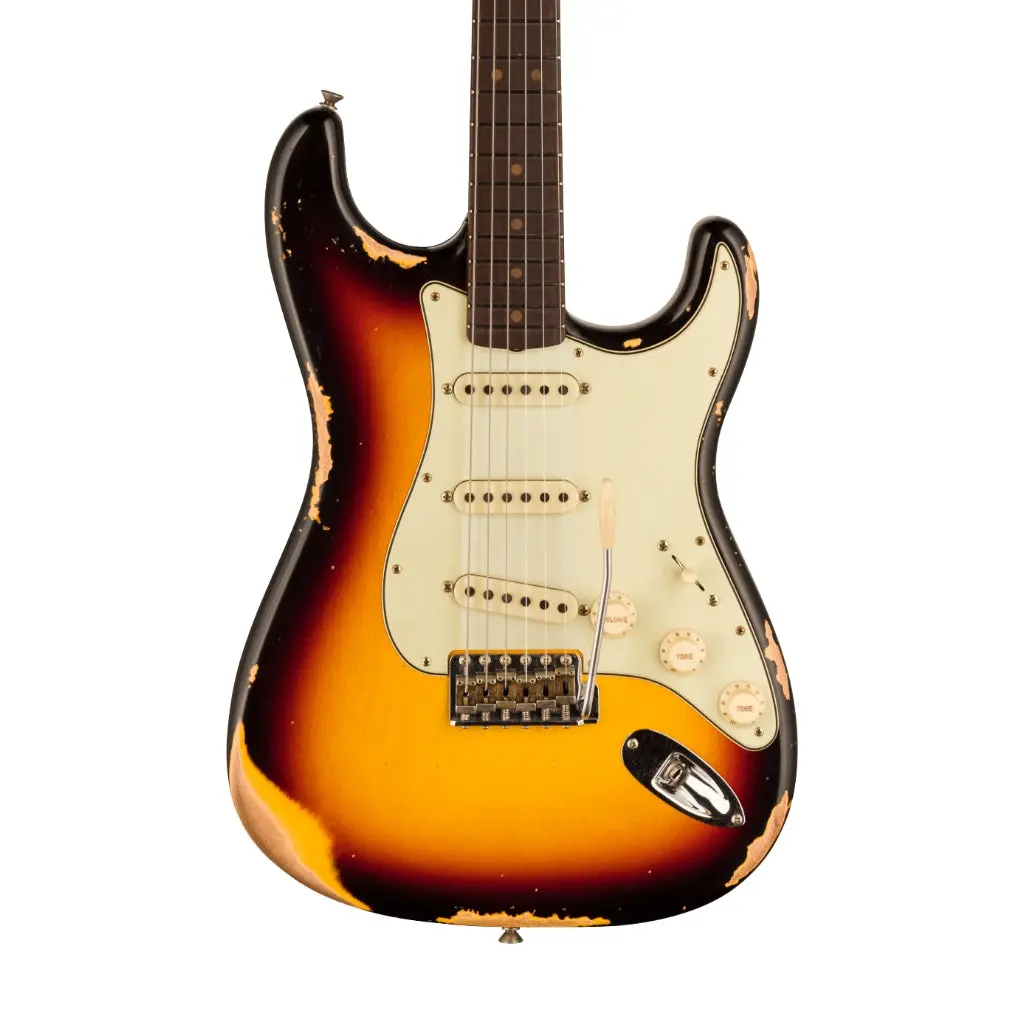 Fender Custom Shop Limited Edition 1964 L-Series Stratocaster Heavy Relic - 3 Colour Sunburst 1