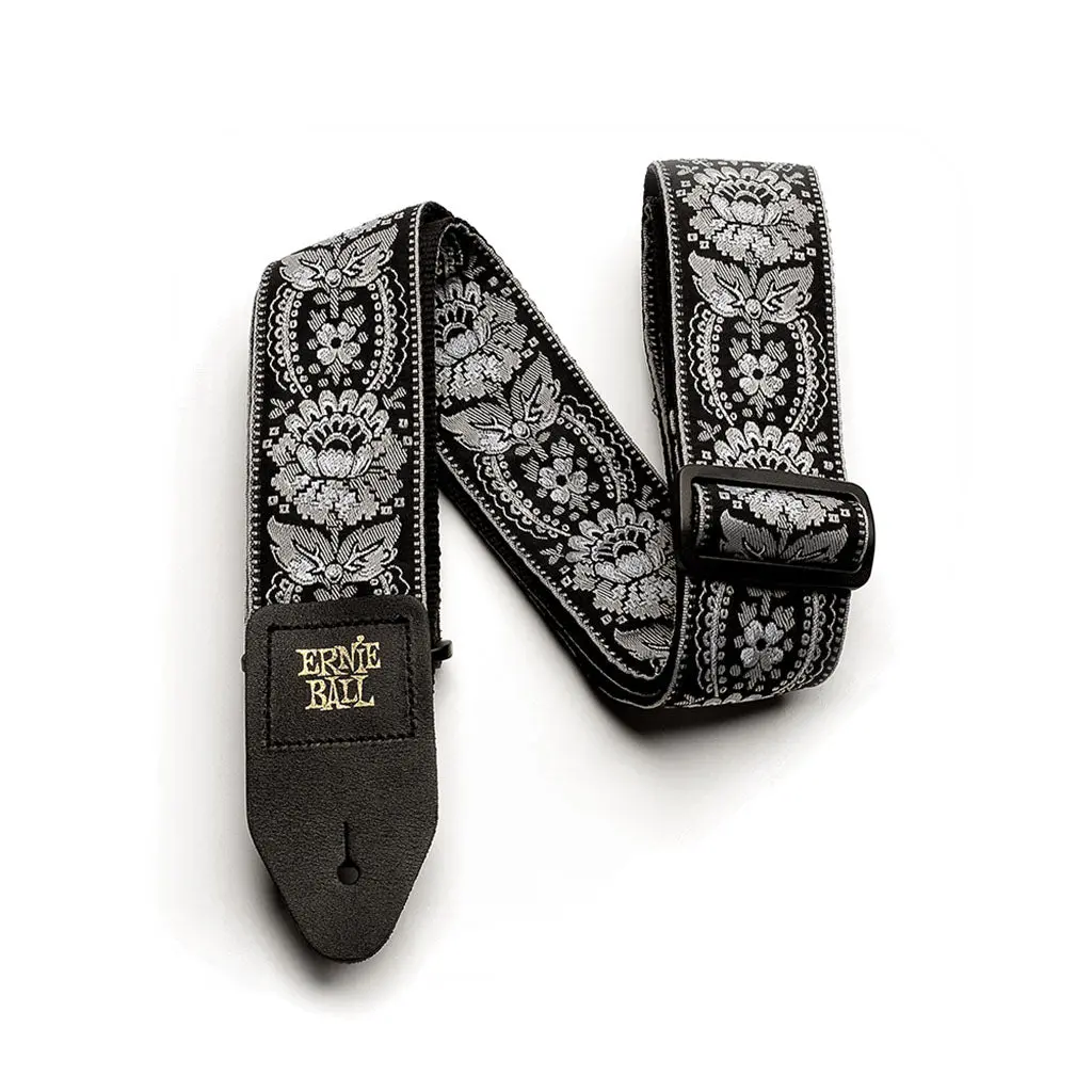 Ernie Ball Jacquard Strap - Silver Orleans 1