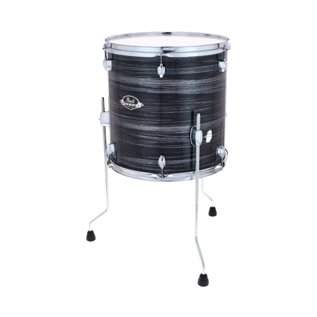Pearl Export Exx Floor Tom - 14 X 14 Inch, Graphite Silver Twist 1
