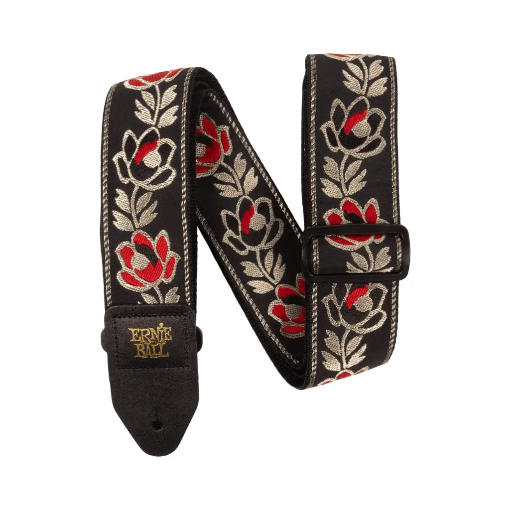 Ernie Ball Jacquard Guitar Strap - Noble Rose 1