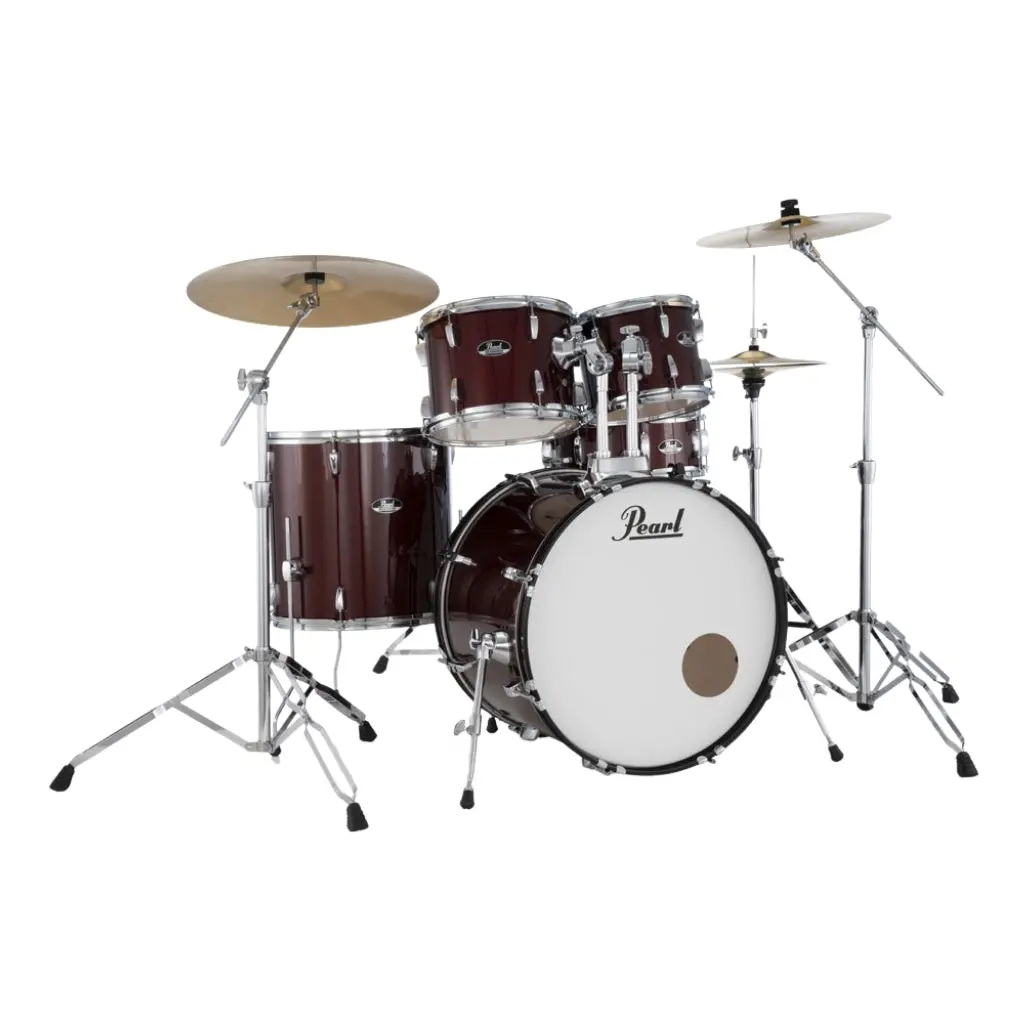 Pearl Roadshow-Plus 5Pc 22" Drum Package With Pearl Cymbals - Red Wine 2