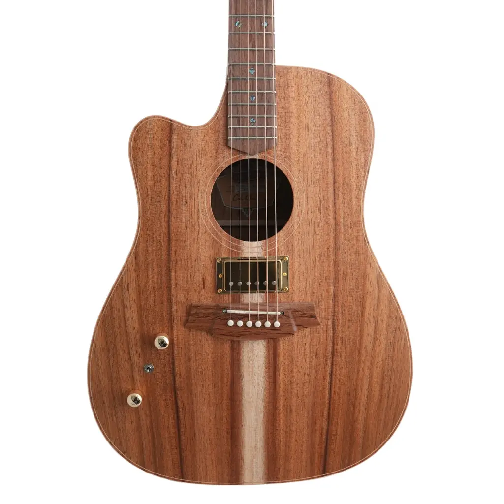 Cole Clark Fl2ec All Blackwood Hb Left Handed Acoustic/Electric Guitar 1