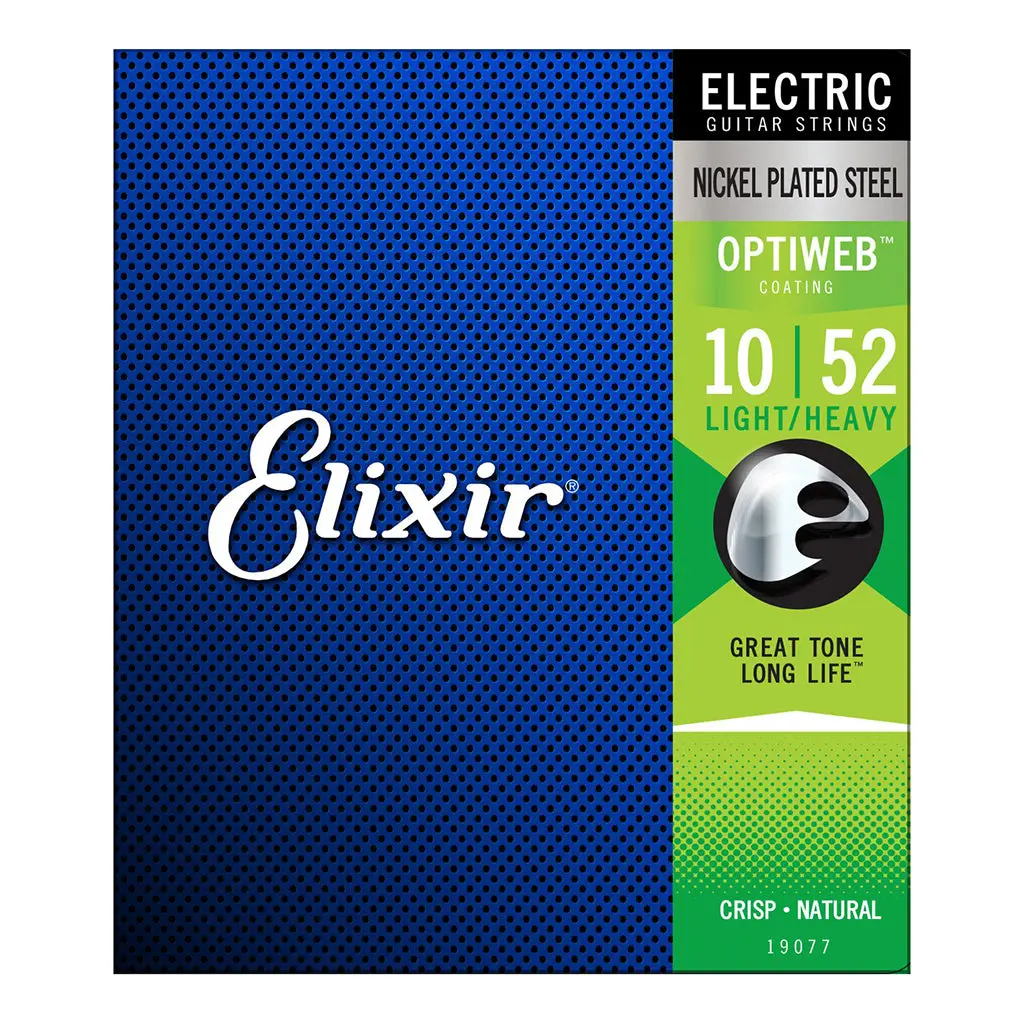 Elixir 19077 - Optiweb Electric 10-52 Guitar Strings 1