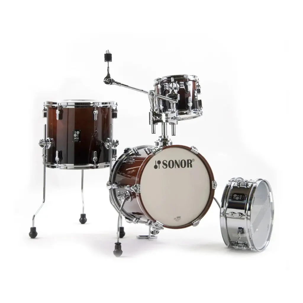 Sonor Aq2 Series Martini 4-Piece Shell Pack - Brown Fade 1