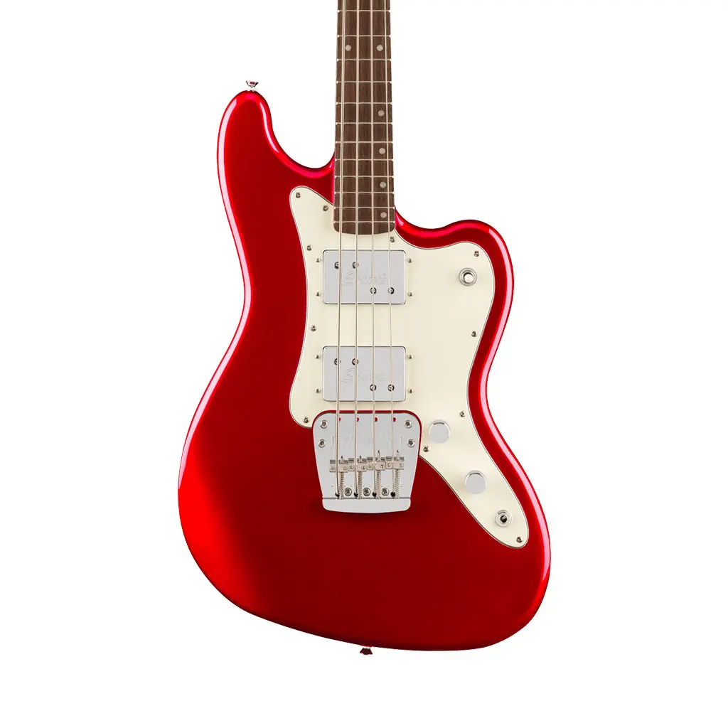 Squier Paranormal Rascal Limited Edition Bass Hh Laurel Fingerboard - Candy Apple Red 1