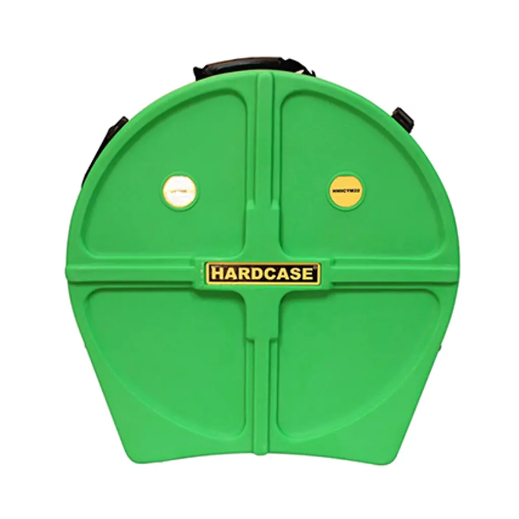 Hardcase 22" Light Green Cymbal Case With Wheels 1