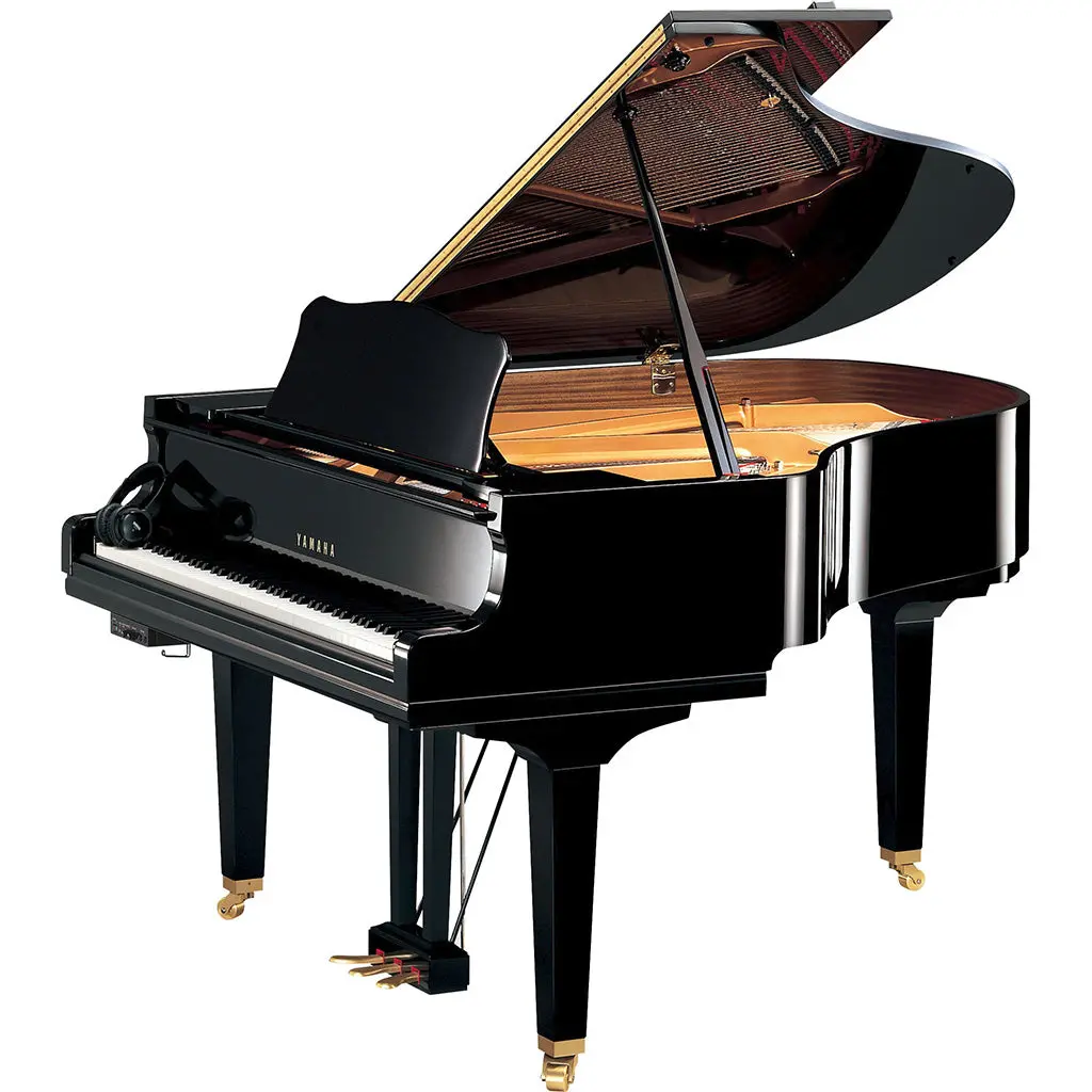 Yamaha Gc2mpe Baby Grand Piano - Polished Ebony 1