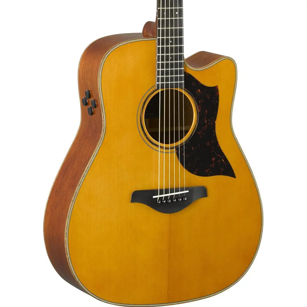 Yamaha A3m Acoustic Guitar - Vintage Natural 1