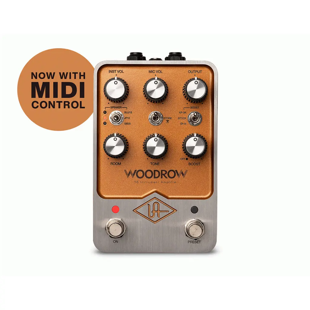 Universal Audio Uafx Woodrow 55 Instrument Amp Effects Pedal 1