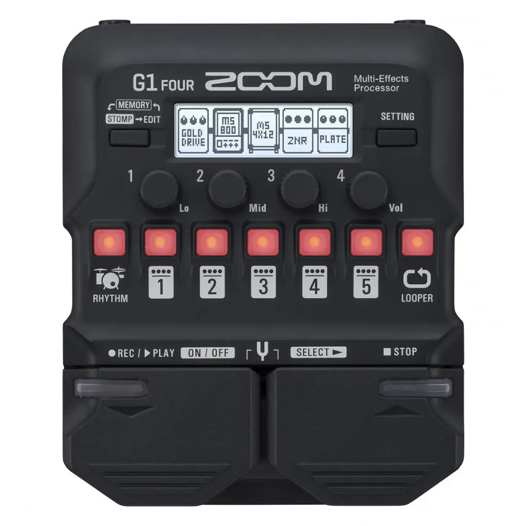 Zoom G1 Four Guitar Multi Effects Pedal 1
