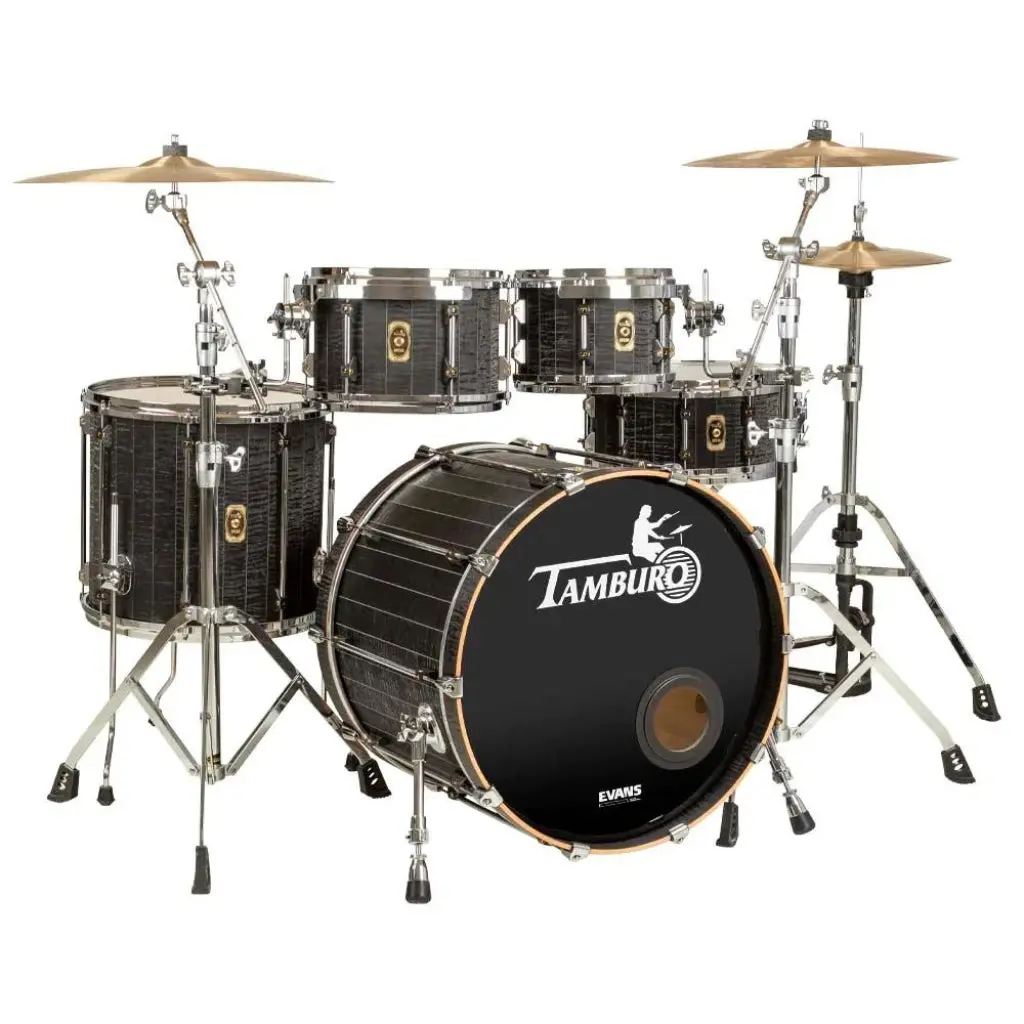 Tamburo Opera Series 22" 5-Piece Shell Pack - Flamed Black 1