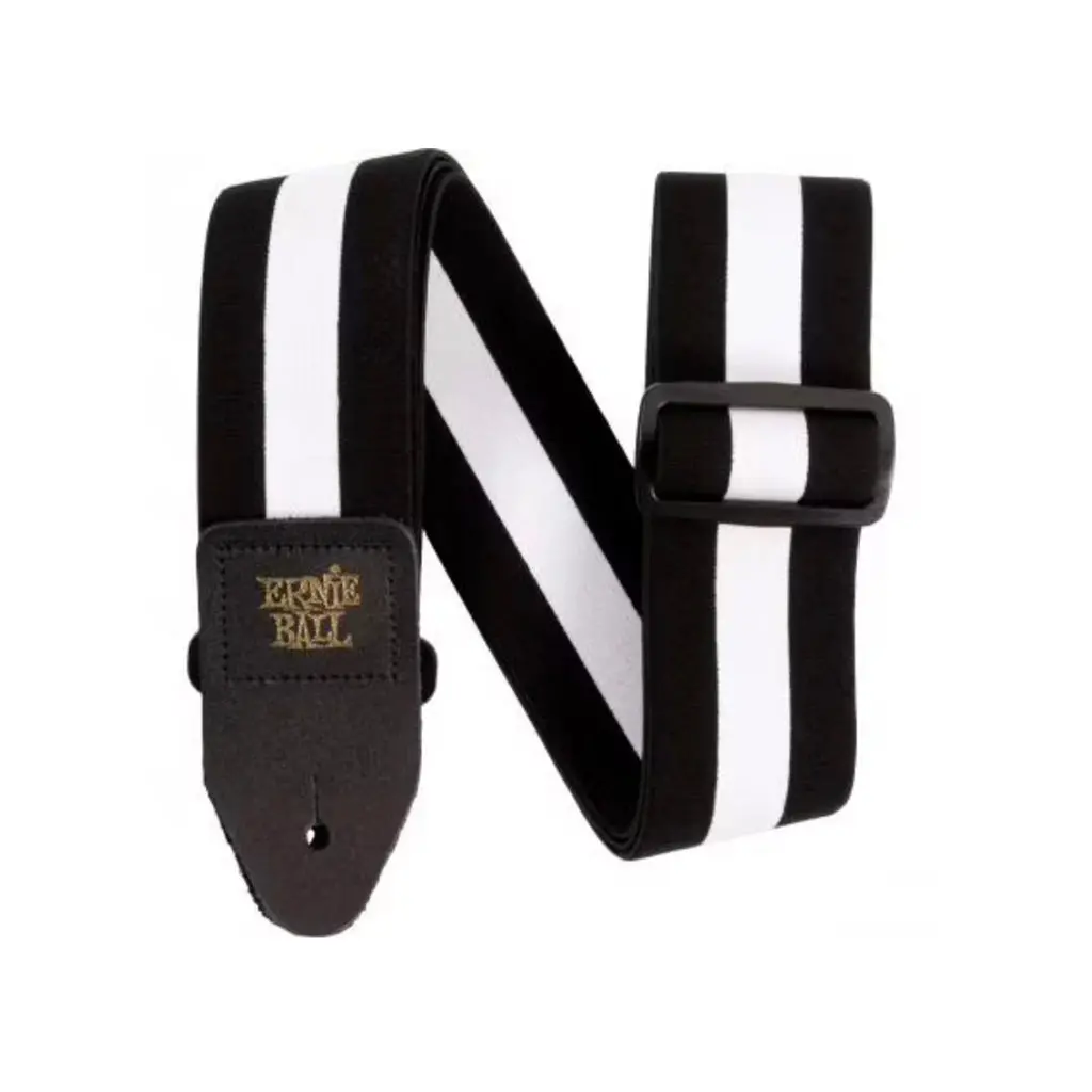 Ernie Ball Stretch Comfort Strap - Racer White 1