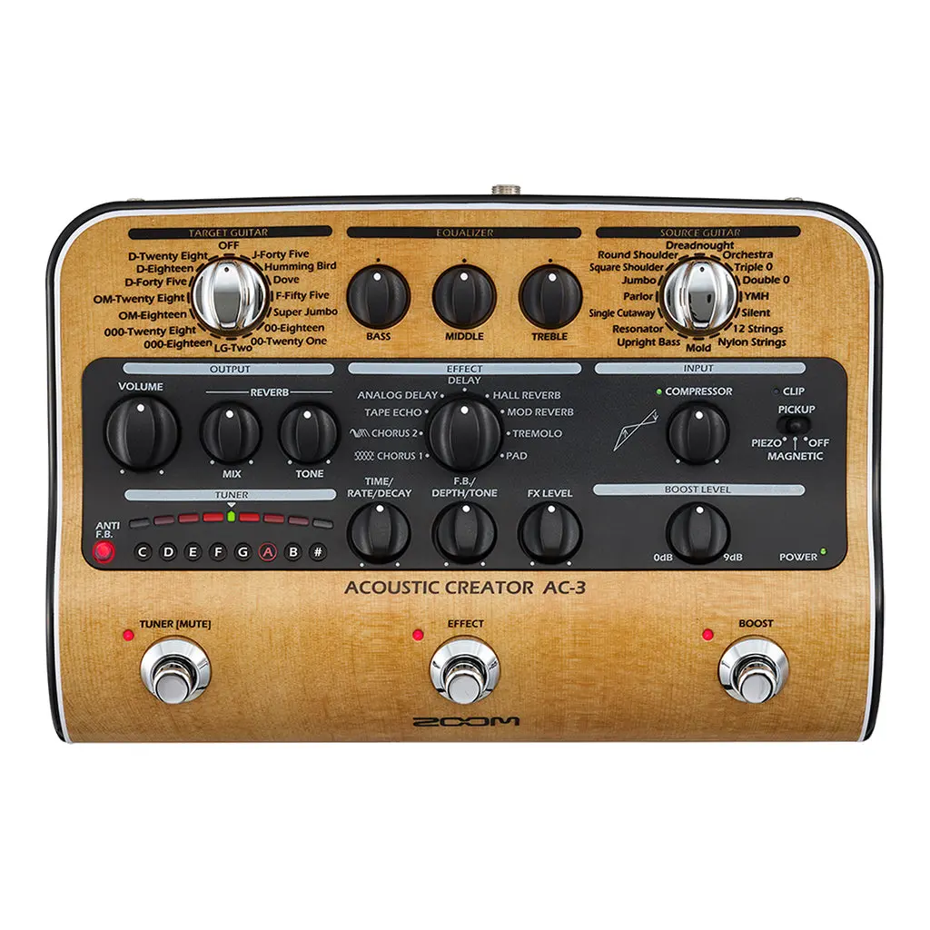 Zoom Ac-3 Acoustic Creator Effects And Amp Simulator 1