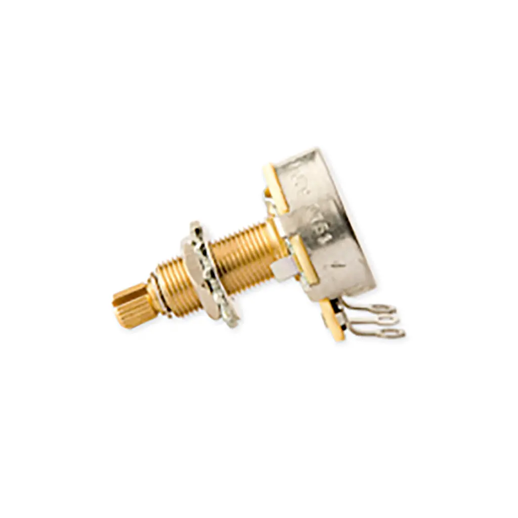 Gibson 500K Audio Taper Potentiometer Long Shaft 1