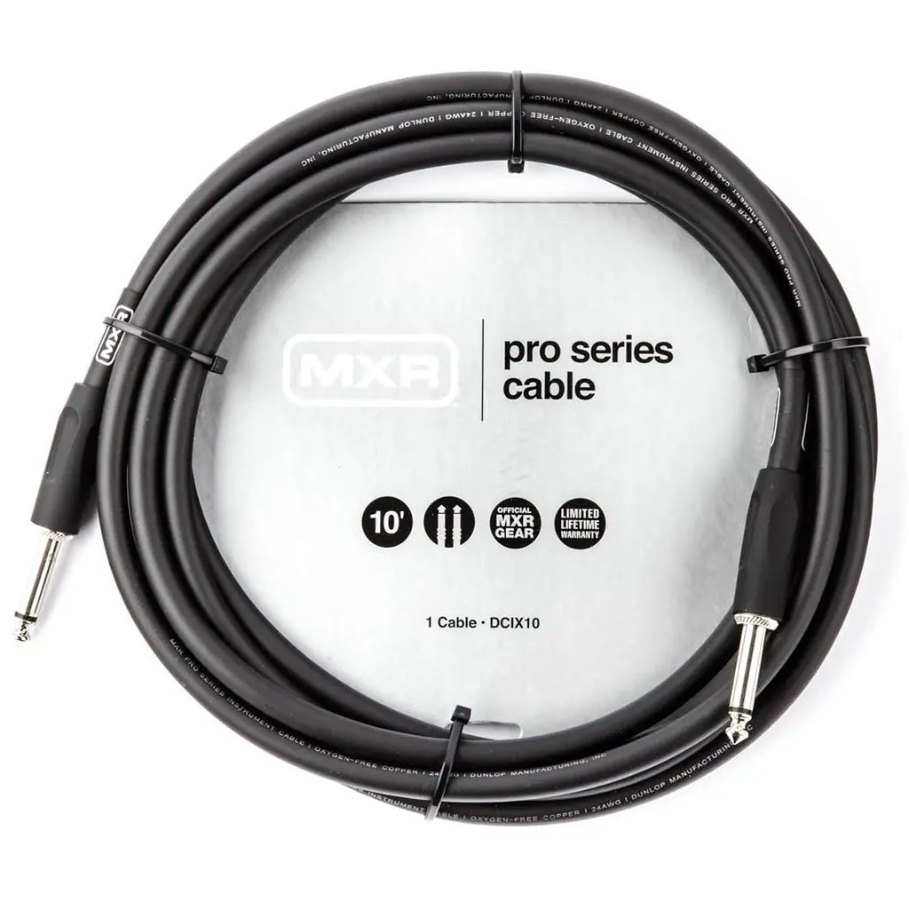 Mxr Dcix10 Pro Series Straight To Straight Instrument Cable - 10 Foot 1