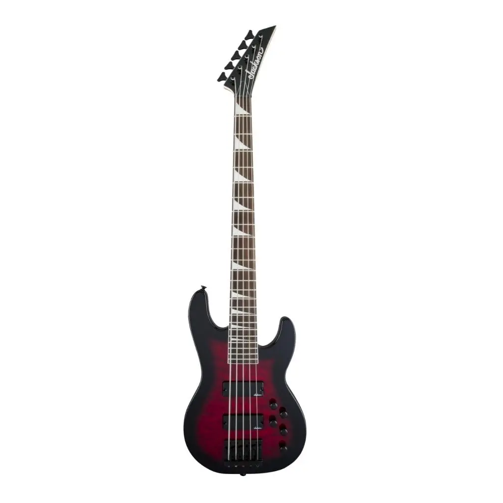 Jackson - Js Series Concert Bass Js3vq, Amaranth Fingerboard - Transparent Red Burst | Bass Guitars | 2919021502 2