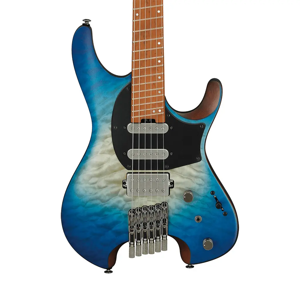 Ibanez - Qx54qm Quest Premium Electric Guitar - Blue Sphere Burst Matte 1
