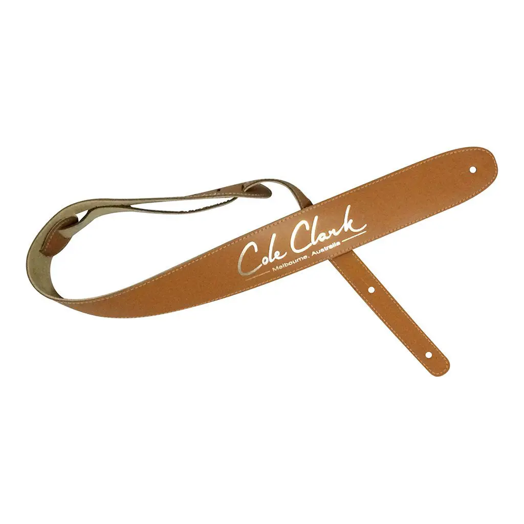 Cole Clark - Leather Guitar Strap - Tan | Guitar Straps | Strap-L-Tan 1