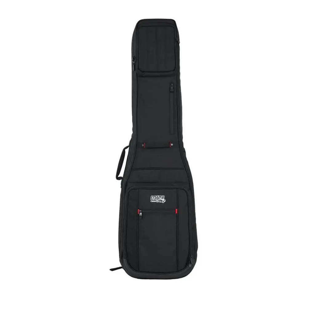 Gator - Pro Go Dual Bass Guitar Gig Bag - Black 1