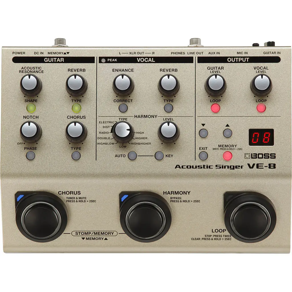 Boss Ve8 Acoustic Singer 1