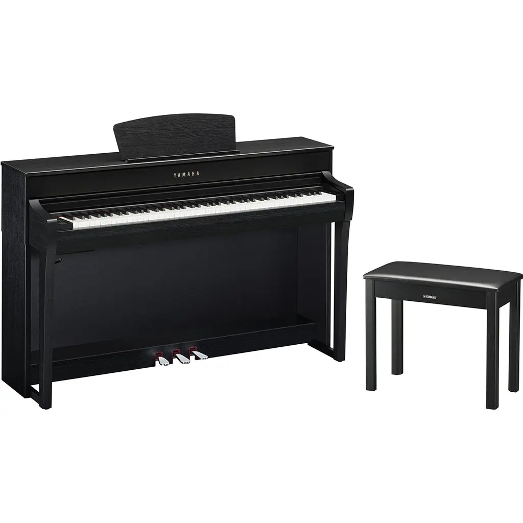 Yamaha Clp735 Clavinova With Bench - Black 1