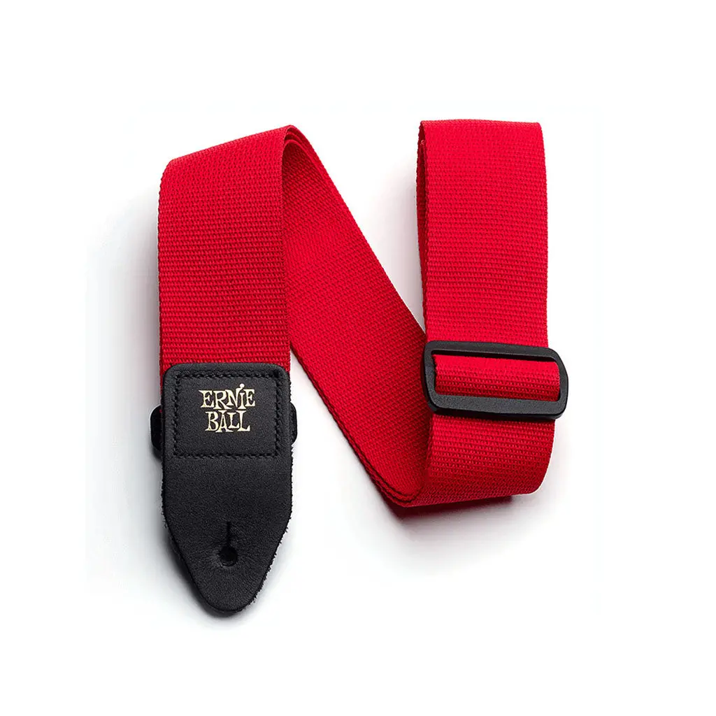 Ernie Ball Polypro Guitar Strap, Red 1