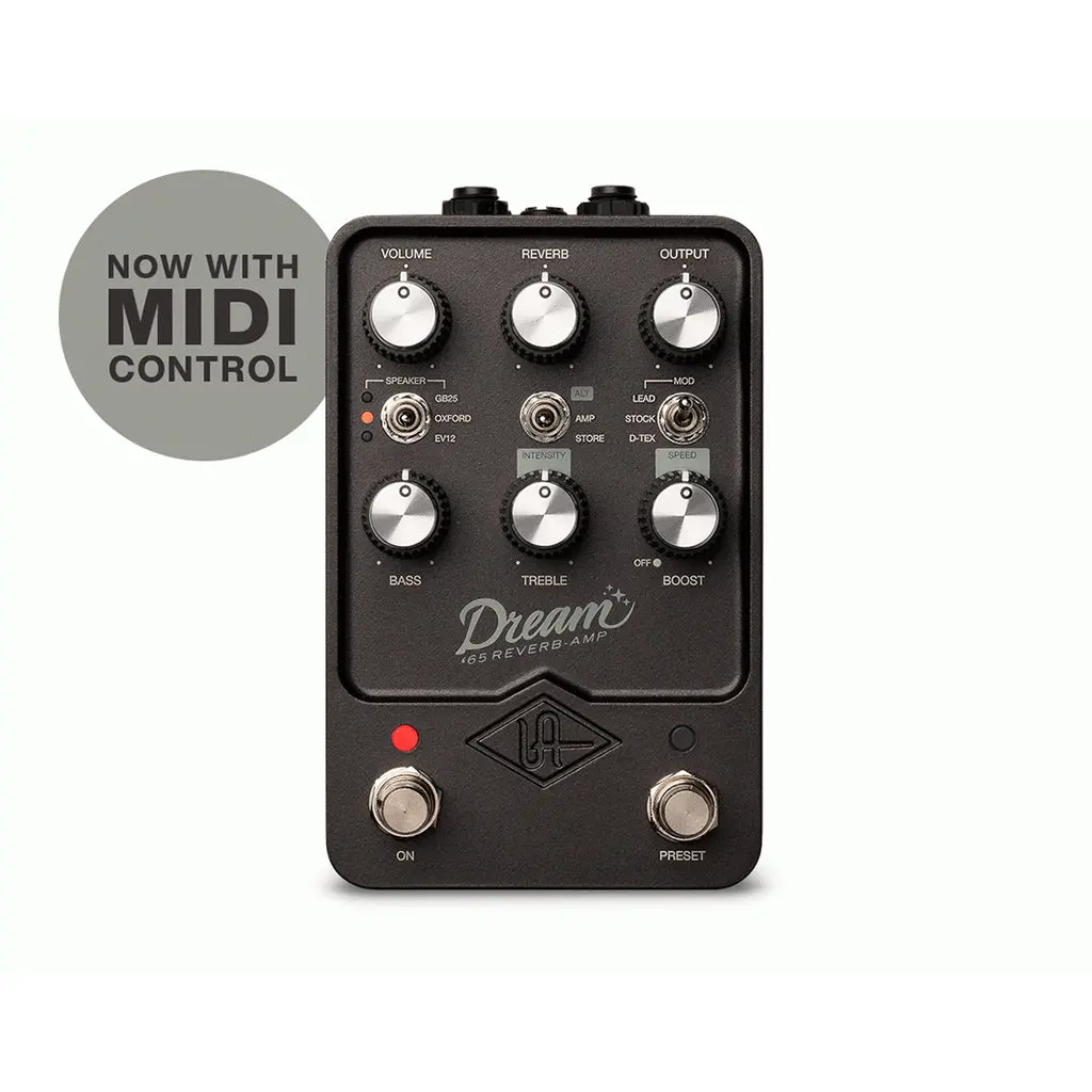 Universal Audio Uafx Dream '65 Reverb Amp Effects Pedal 1