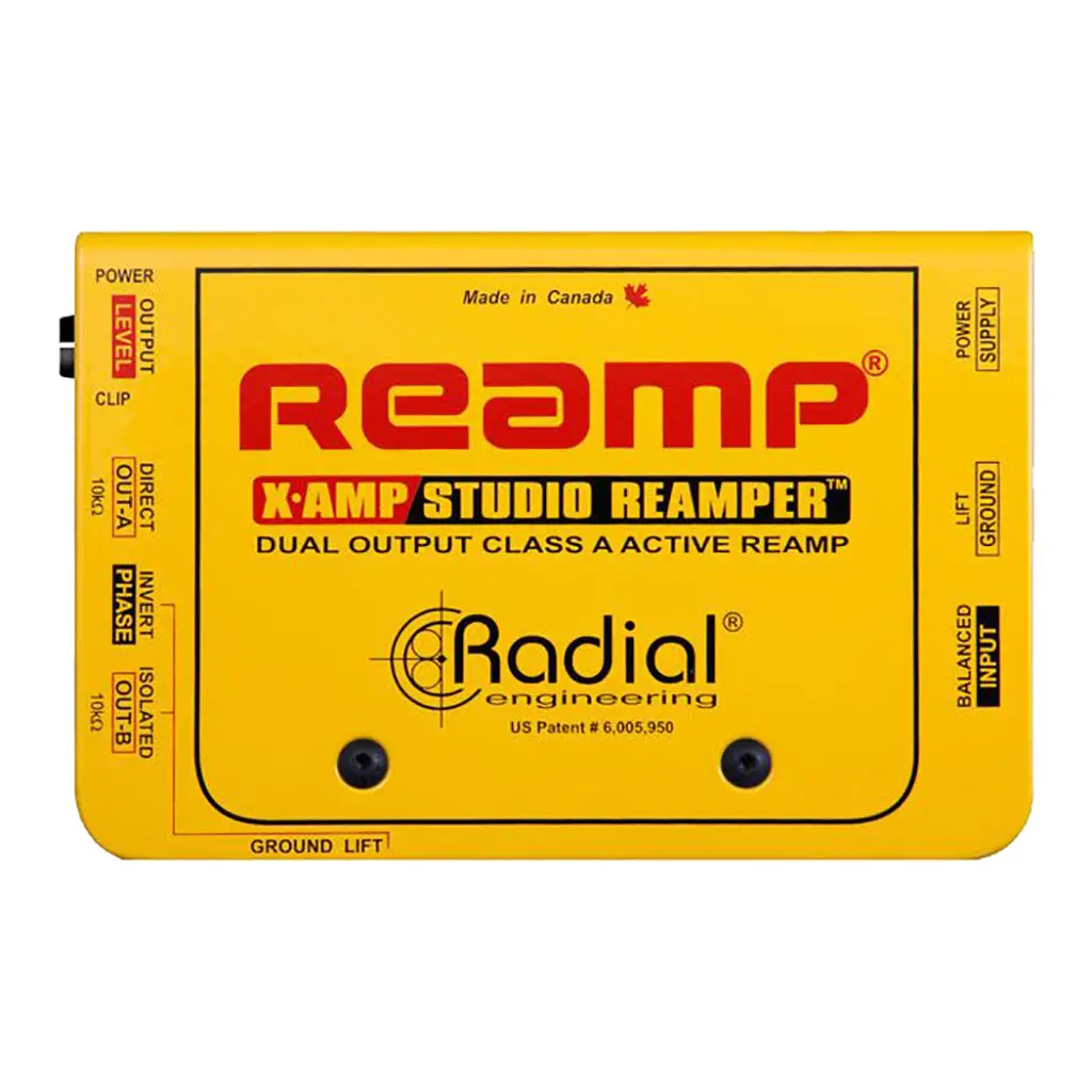 Radial X-Amp - Active Class-A Re-Amping Device, Dual Output. Psu Included 1